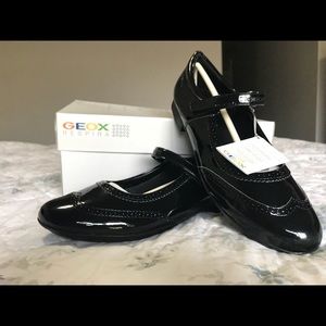 Geox Black Patent Leather Shoes